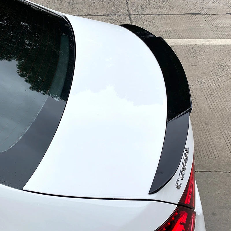 Mercedes Classe C W206 Berline Noir Brillant Becquet Arrière Style Brabus (2022+)
