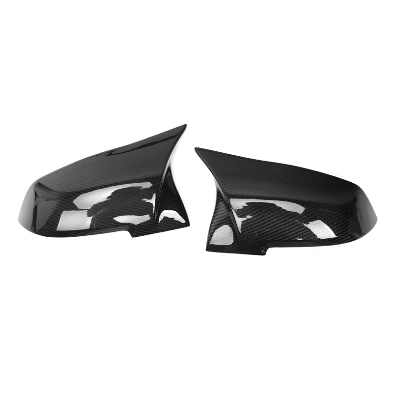 BONRYAN Cache Rétroviseur BMW F20 F30 F32 F87 M2 X1 E84 - Paire Noir Brillant