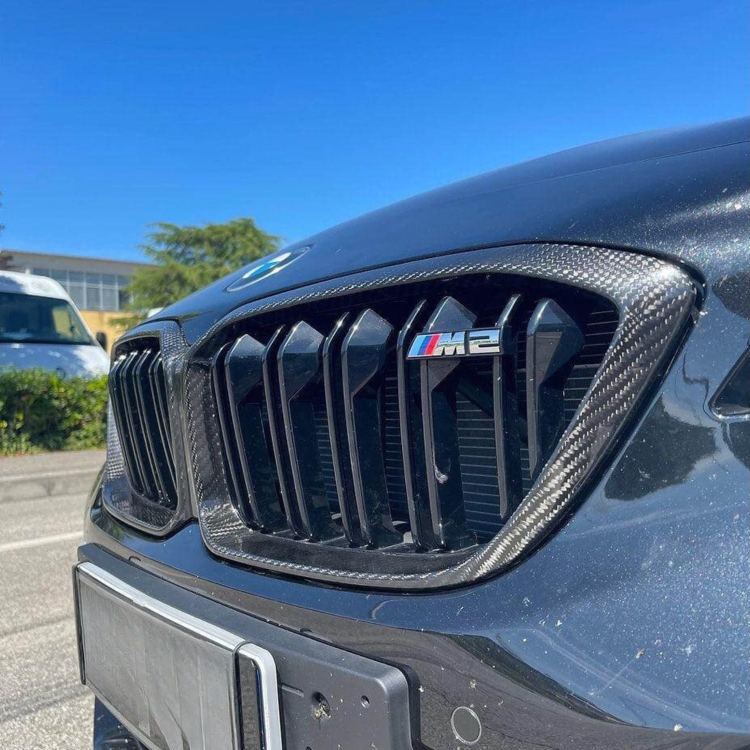 Grilles avant à double lamelle BMW M2 F87 Competition <tc>Carbone</tc> (2018-2020)