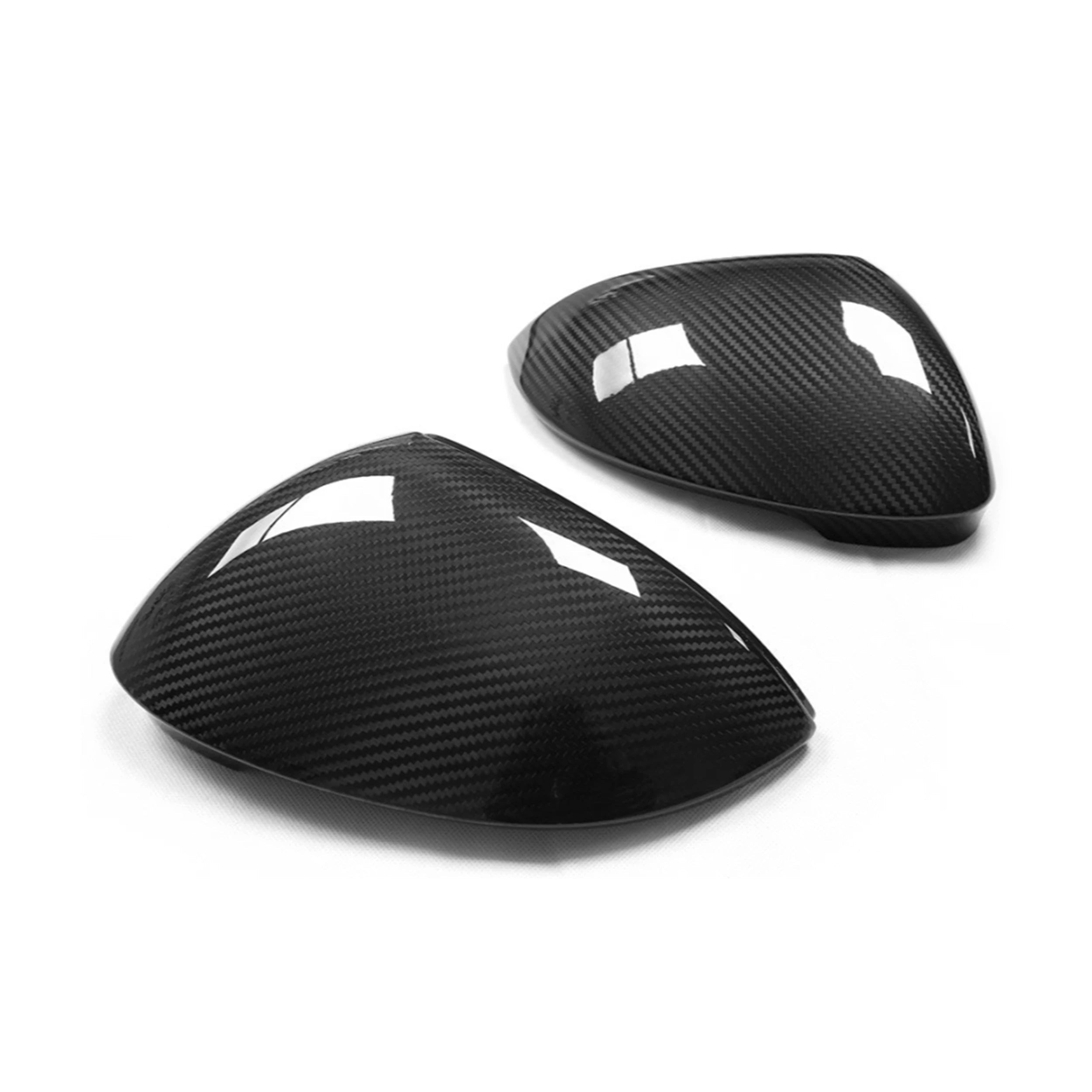 Vw Golf MK8 Carbone Pré-imprégné Coques de rétroviseur par OPTIC (2019+)