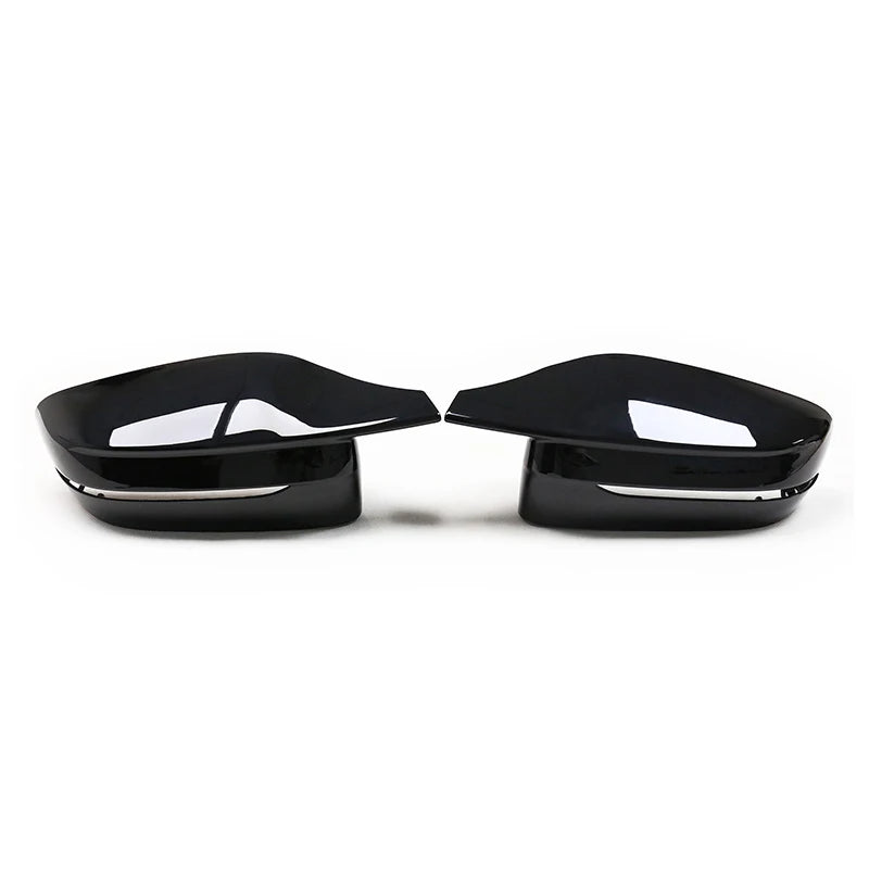 BMW Série 2, 3, 4, 5 G42, G20, G22, G26, G30 Noir brillant Style M Coques de rétroviseur (2017+)