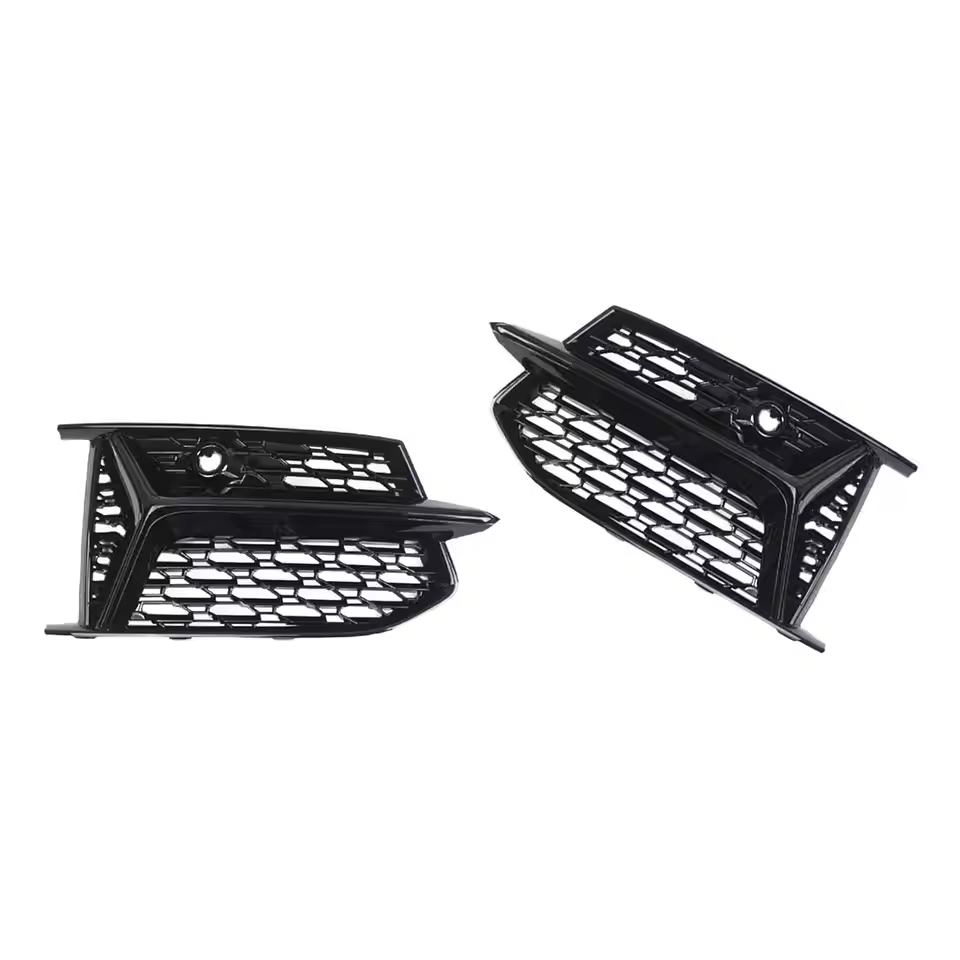 Grilles d’antibrouillard noires brillantes Audi A6 S-Line / S6 C8 (2019-2024)