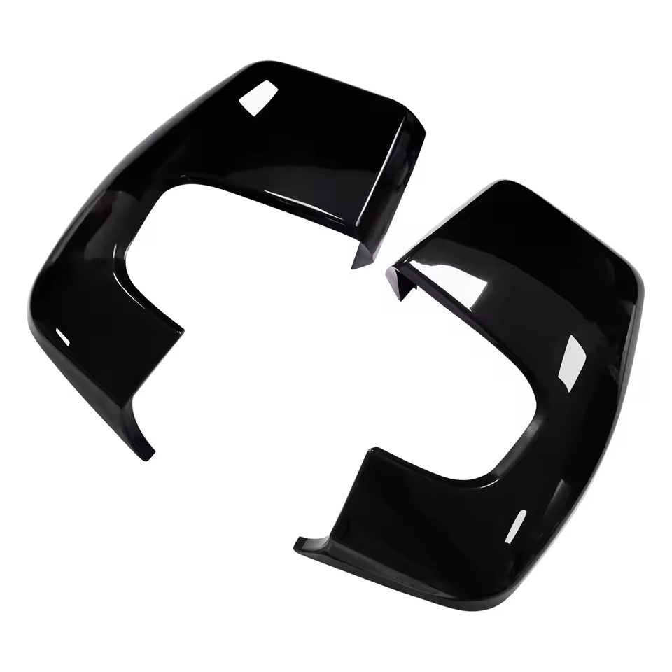 Coques De Rétroviseur Noires Brillantes Ford Transit Custom (2012-2020)