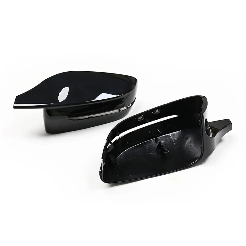 BMW Série 2, 3, 4, 5 G42, G20, G22, G26, G30 Noir brillant Style M Coques de rétroviseur (2017+)