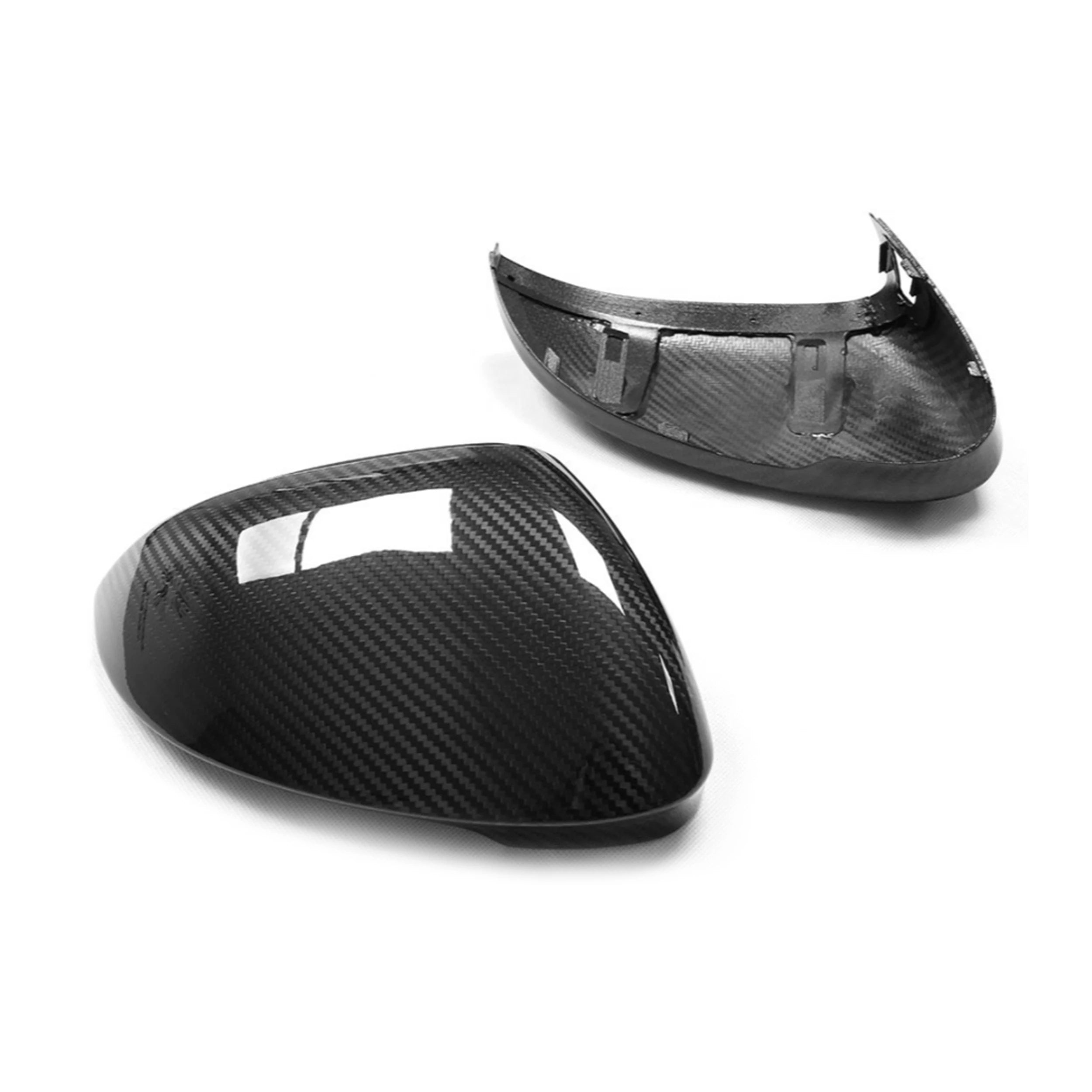 Vw Golf MK8 Carbone Pré-imprégné Coques de rétroviseur par OPTIC (2019+)