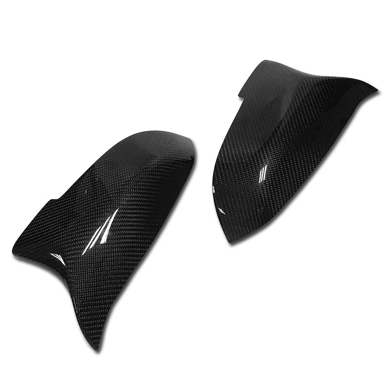 M Style Carbon Fibre Wing Mirror Covers For BMW 5 6 7 Series F01 F02 F07 F10 F11 F18 (2012-2016)