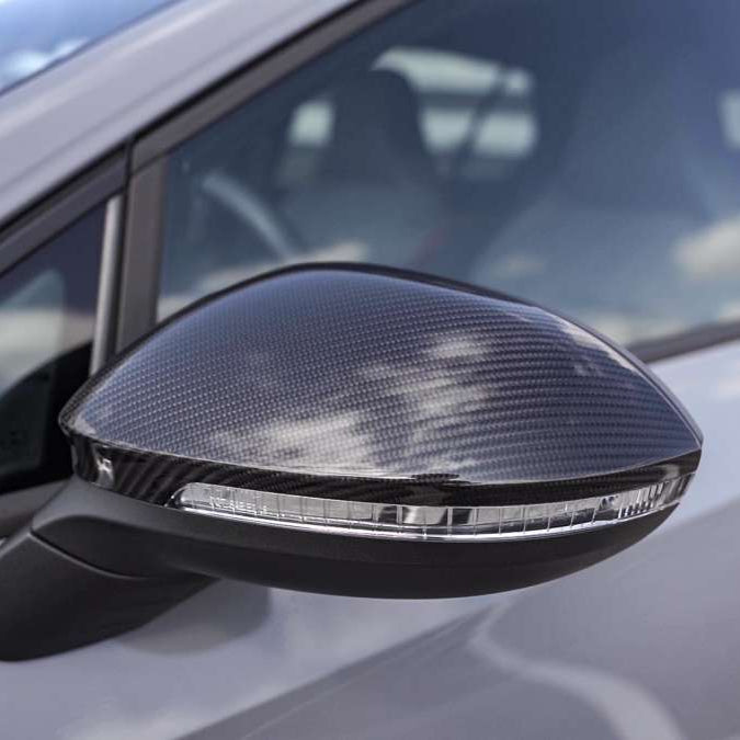 Vw Golf MK8 Carbone Pré-imprégné Coques de rétroviseur par OPTIC (2019+)