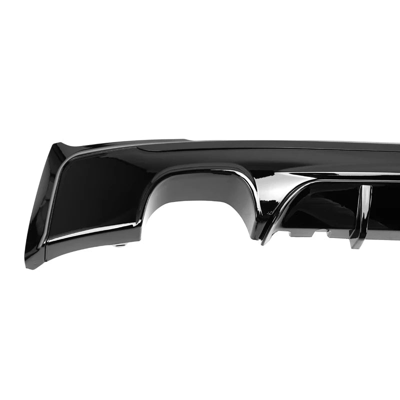 BMW Série 2 F22 Noir brillant Diffuseur Double échappement (2014-2020)