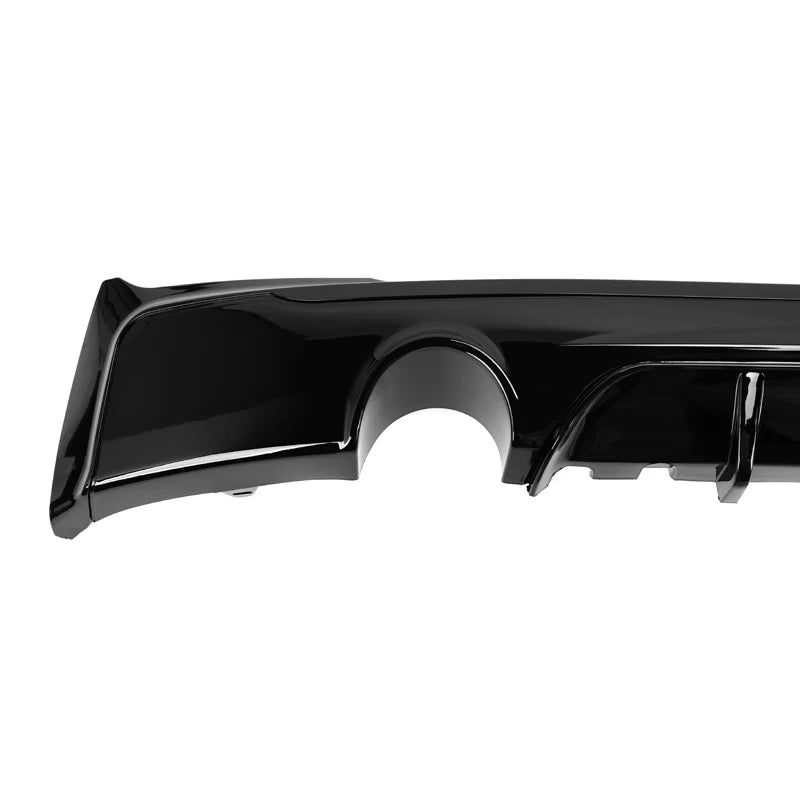 BMW Série 2 F22 Noir brillant Diffuseur Double échappement (2014-2020)