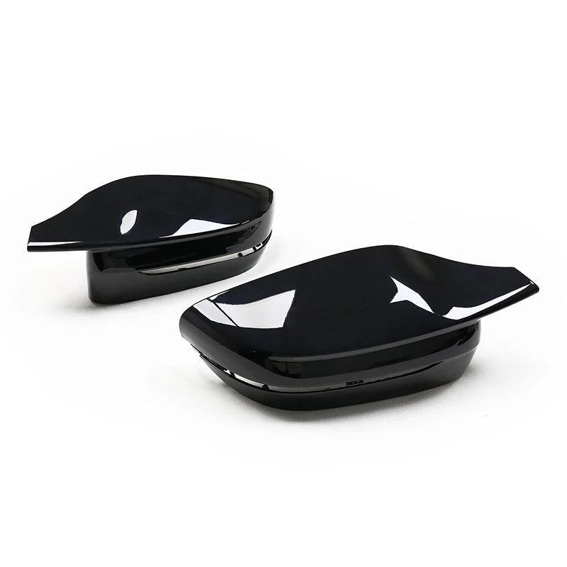 BMW Série 2, 3, 4, 5 G42, G20, G22, G26, G30 Noir brillant Style M Coques de rétroviseur (2017+)