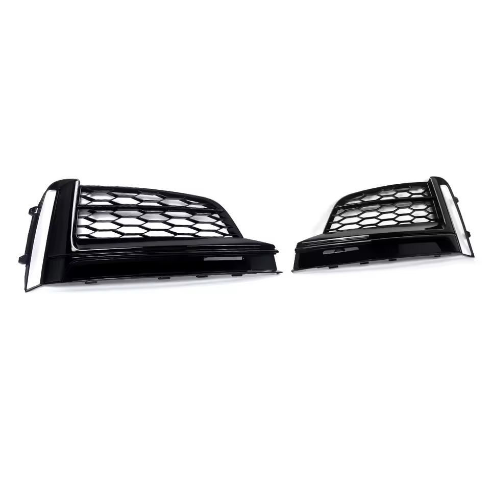 Audi A5/S5 B9 Gloss Black Fog Light Grills (2016-2019)