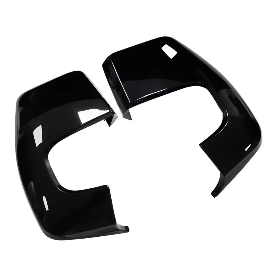 Coques De Rétroviseur Noires Brillantes Ford Transit Custom (2012-2020)