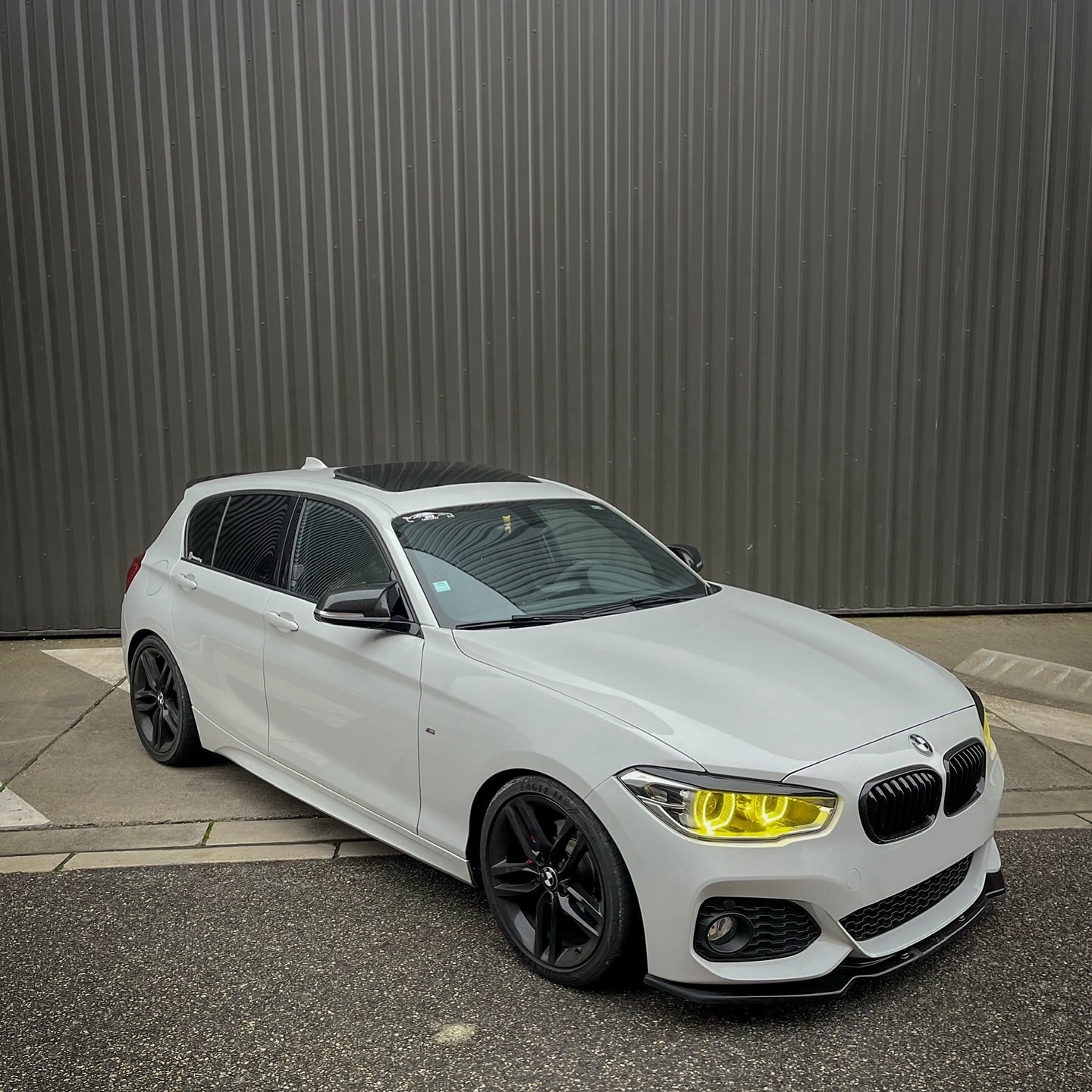 Ensemble de modules LED DRL jaunes style CSL pour BMW Série 1 (F20/F21)