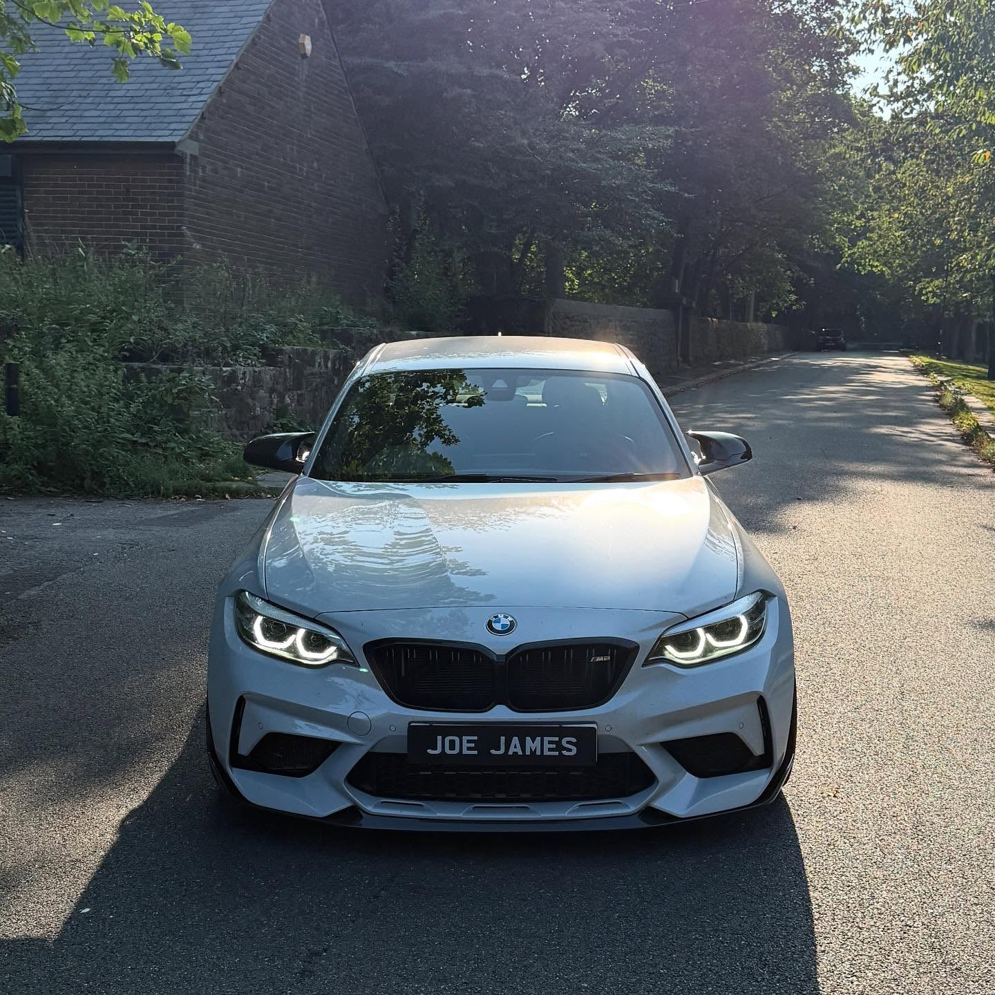 BMW M2 Competition F87 Carbone Pré-imprégné Mp Style Front Bumper Splitter Par OPTIC (2018-2021)