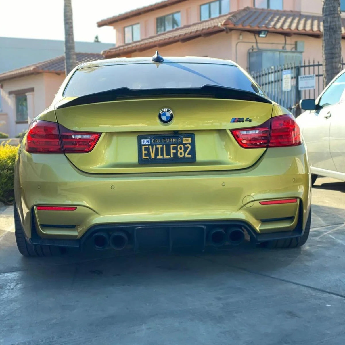 BMW M4 F82 Carbone Pré-imprégné Style bec de canard Psm Becquet arrière par OPTIC (2014-2019)