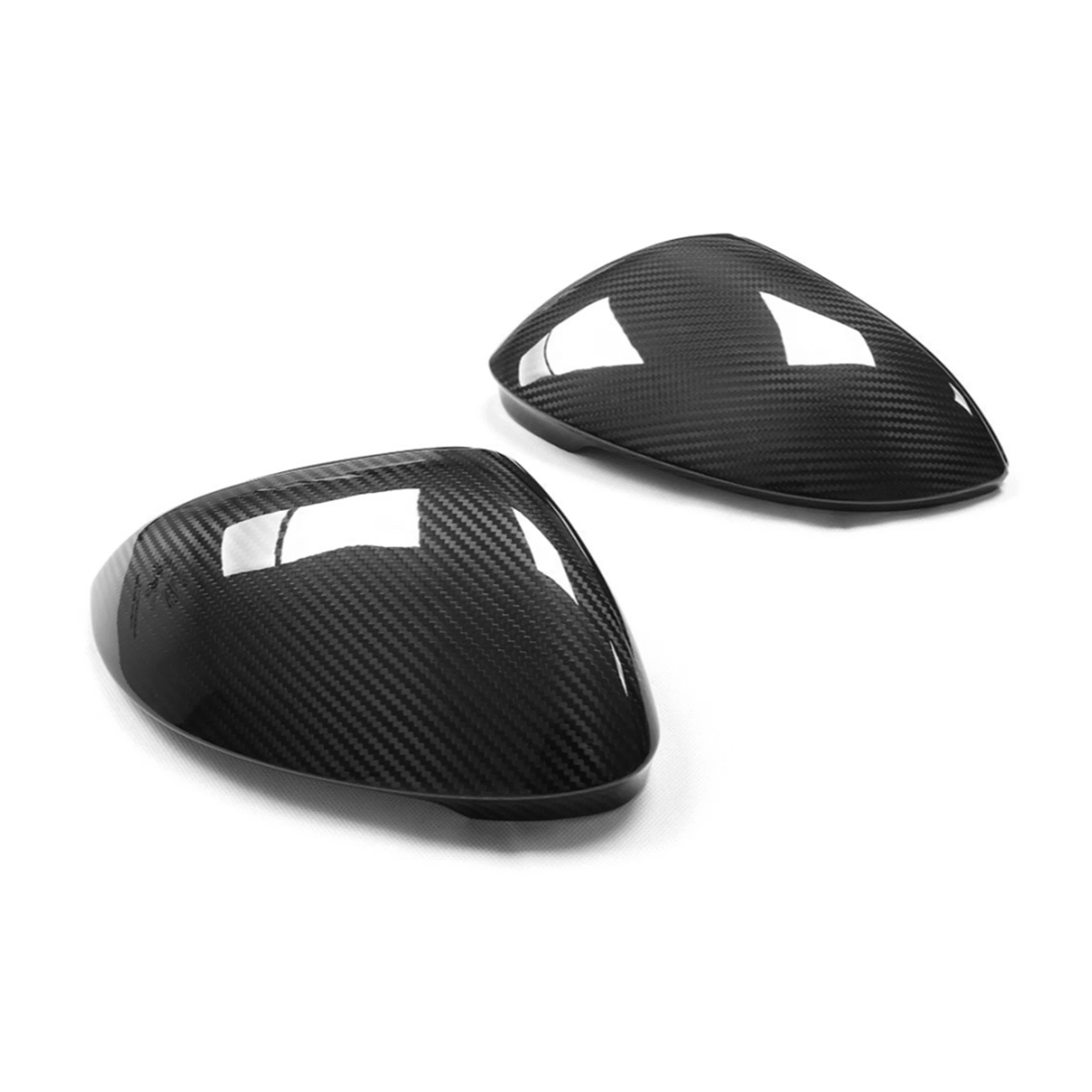 Vw Golf MK8 Carbone Pré-imprégné Coques de rétroviseur par OPTIC (2019+)