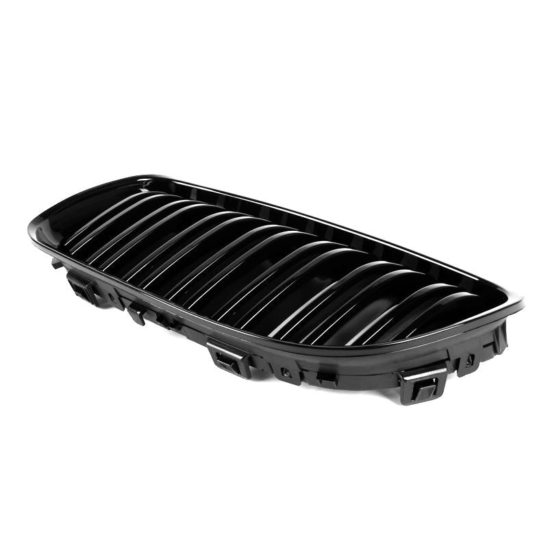 BMW 3 Series E90/E91 LCI Gloss Black Double Slat Front Grills (2009-2013)
