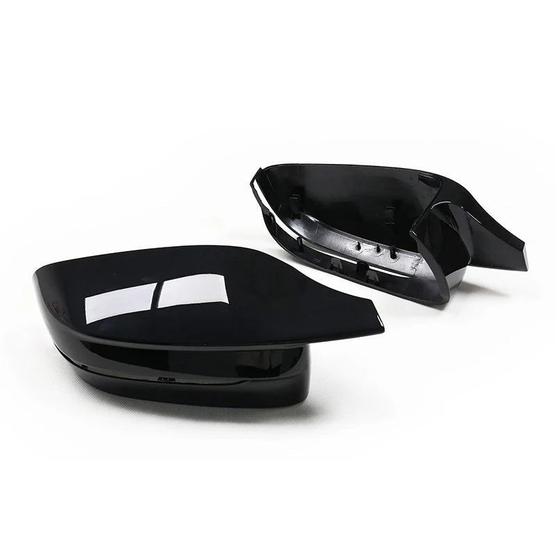 BMW Série 2, 3, 4, 5 G42, G20, G22, G26, G30 Noir brillant Style M Coques de rétroviseur (2017+)