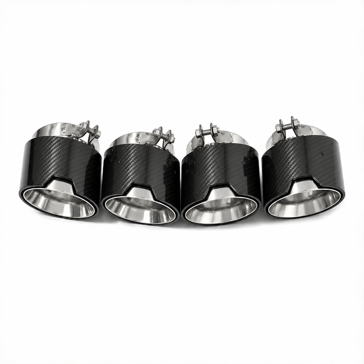 Embouts d'échappement carbone coupe biseautée pour BMW M5 G90/G99