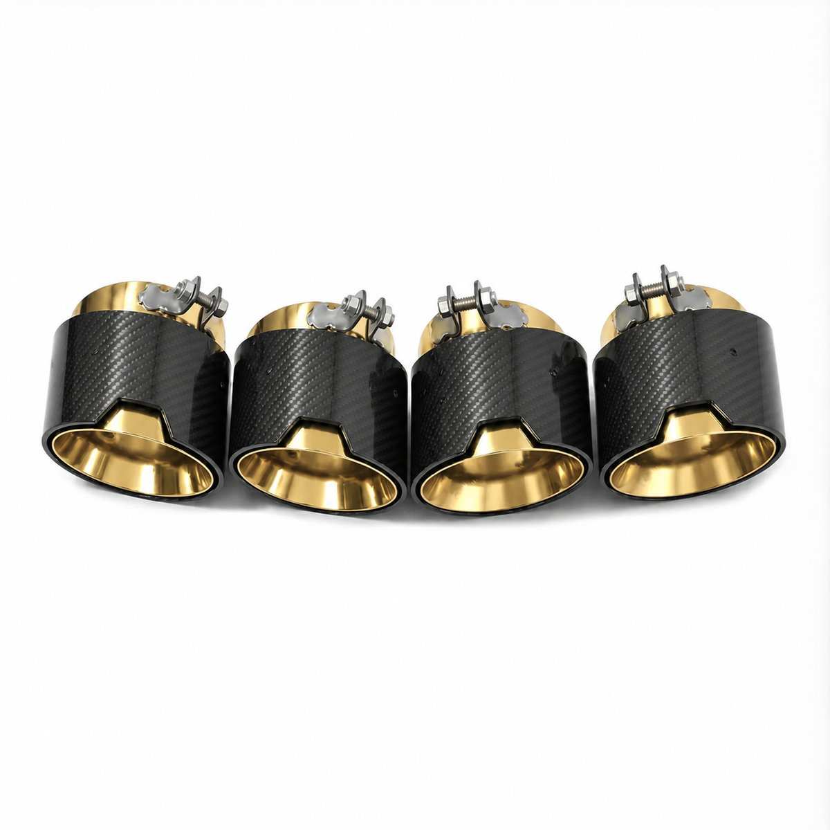 Embouts d'échappement carbone coupe biseautée pour BMW M5 G90/G99