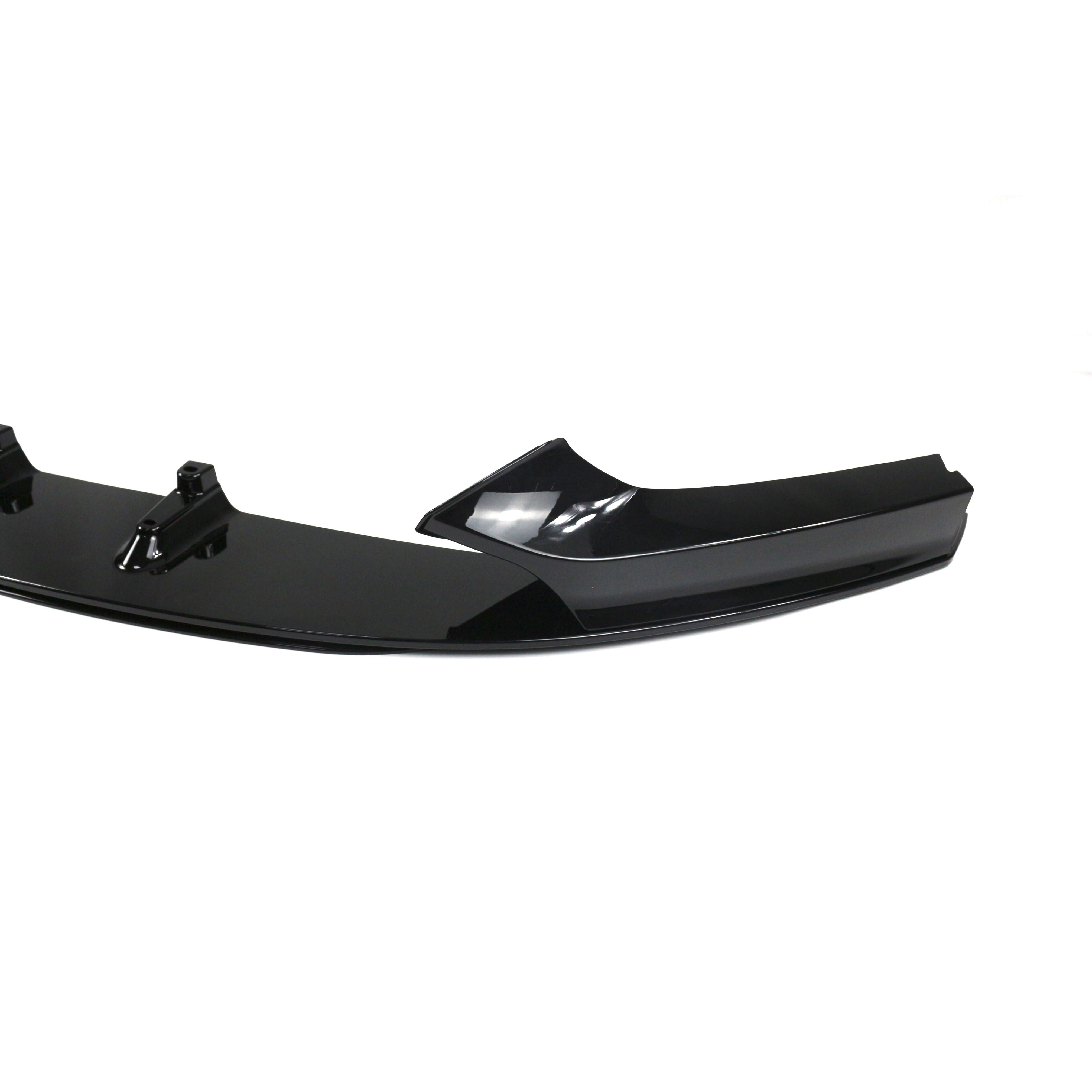 BMW Série 2 F22 F23 Style MP Noir brillant Lame avant (2014-2020)