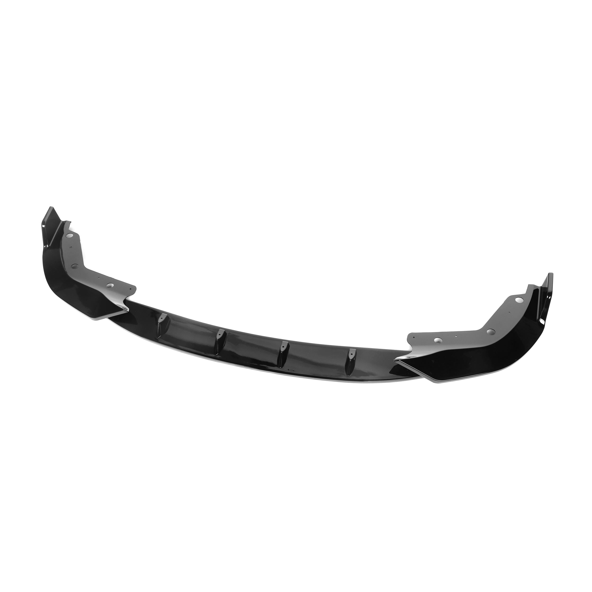 BMW Série 3 M-Sport G20/G21 Style Compétition Noir brillant Lame avant (2019-2022)
