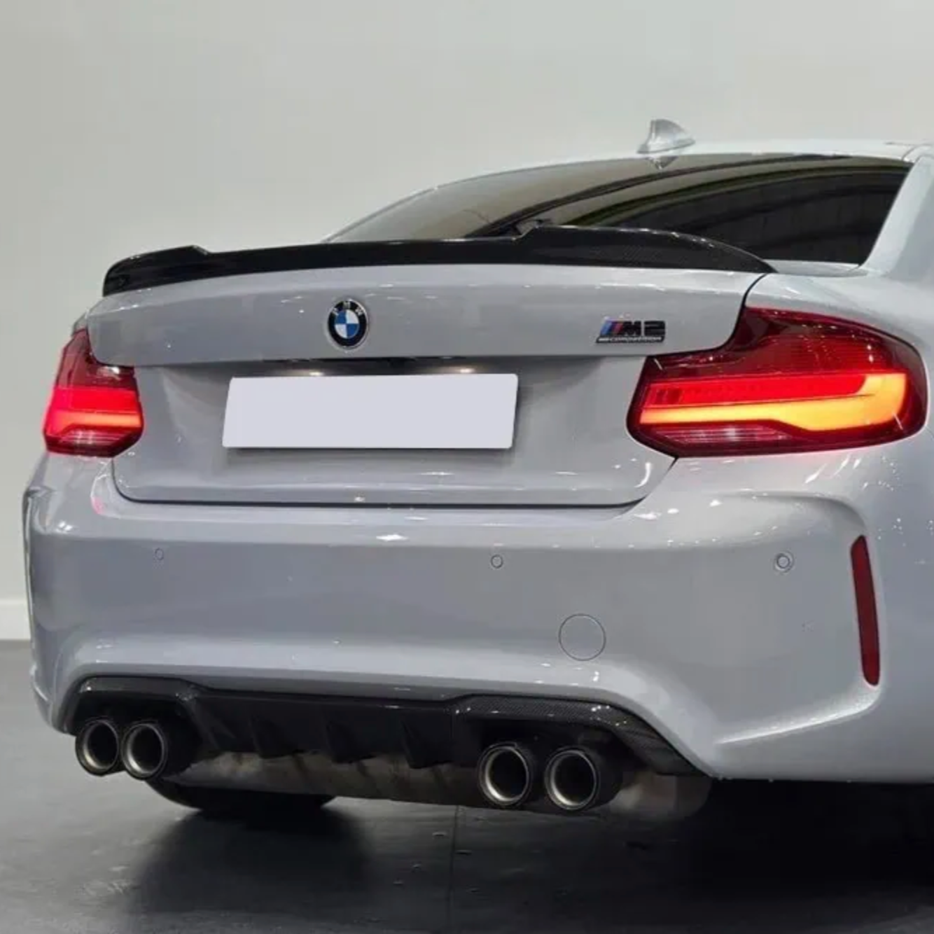 BMW Série 2 & M2 F22 F87 Carbone Pré-imprégné Style Cs Becquet arrière par OPTIC (2014-2021)