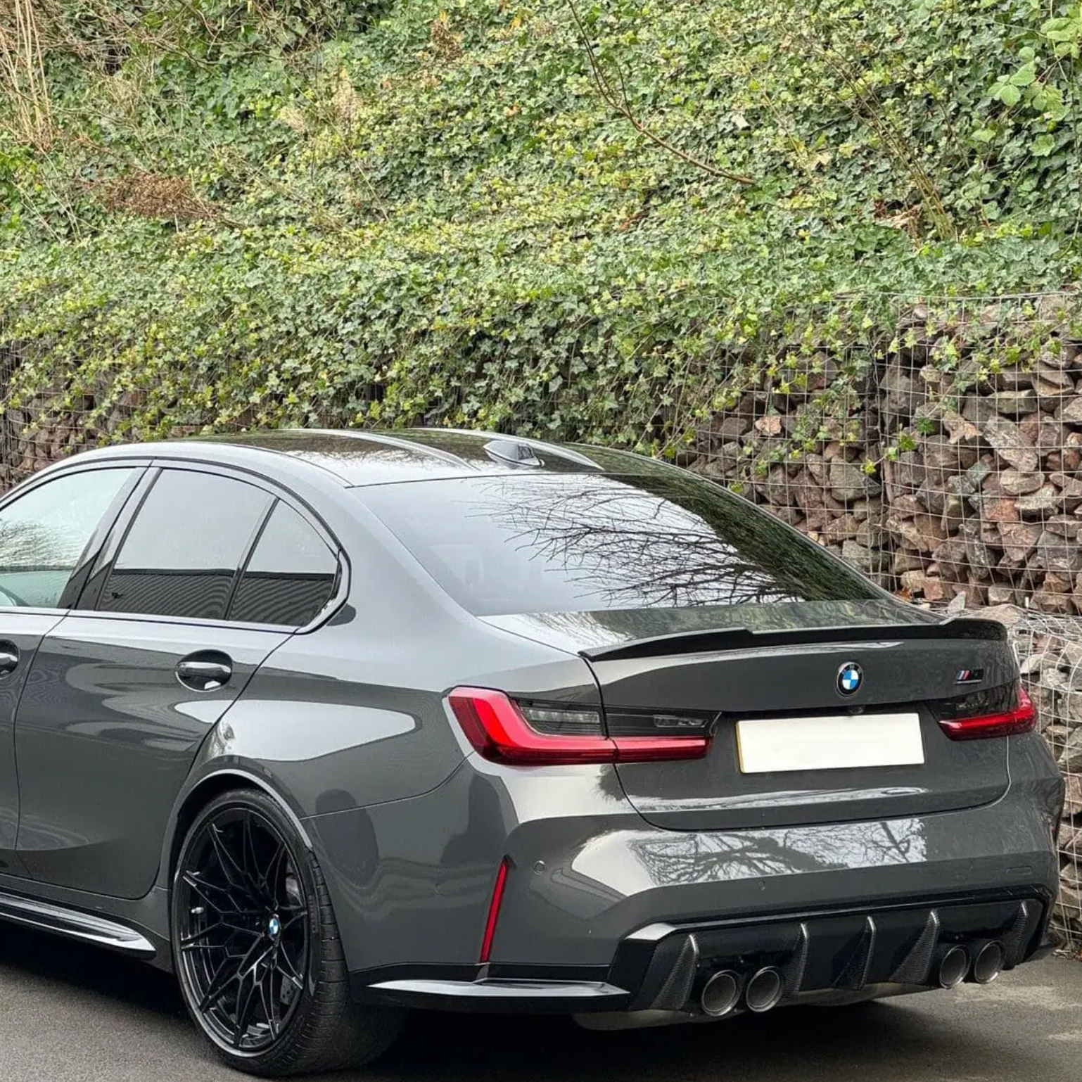 BMW Série 3 G20 & M3 G80 Pré-imprégné Dry Cs Style Carbone Becquet arrière par OPTIC (2018+)