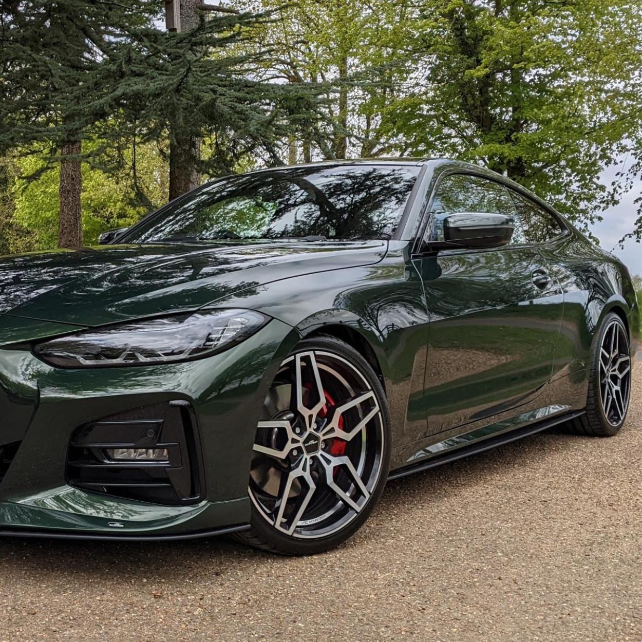 BMW Série 4 G22 G23 Carbone Ac Style Extensions de bas de caisse (2020+)