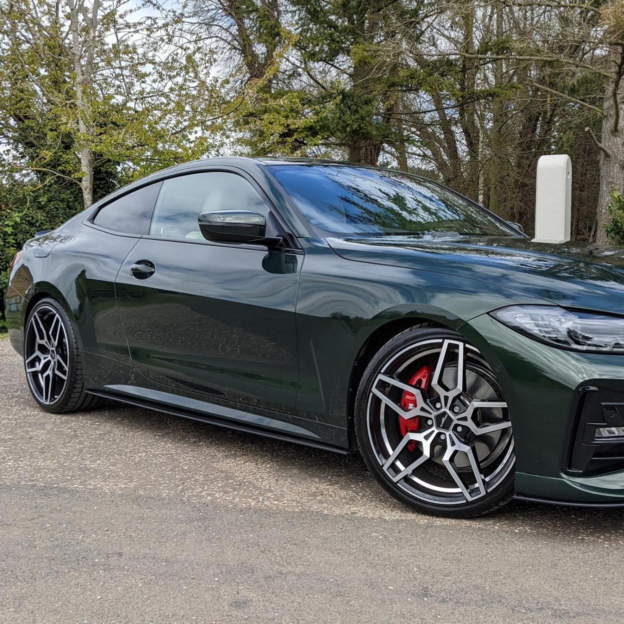 BMW Série 4 G22 G23 Carbone Ac Style Extensions de bas de caisse (2020+)