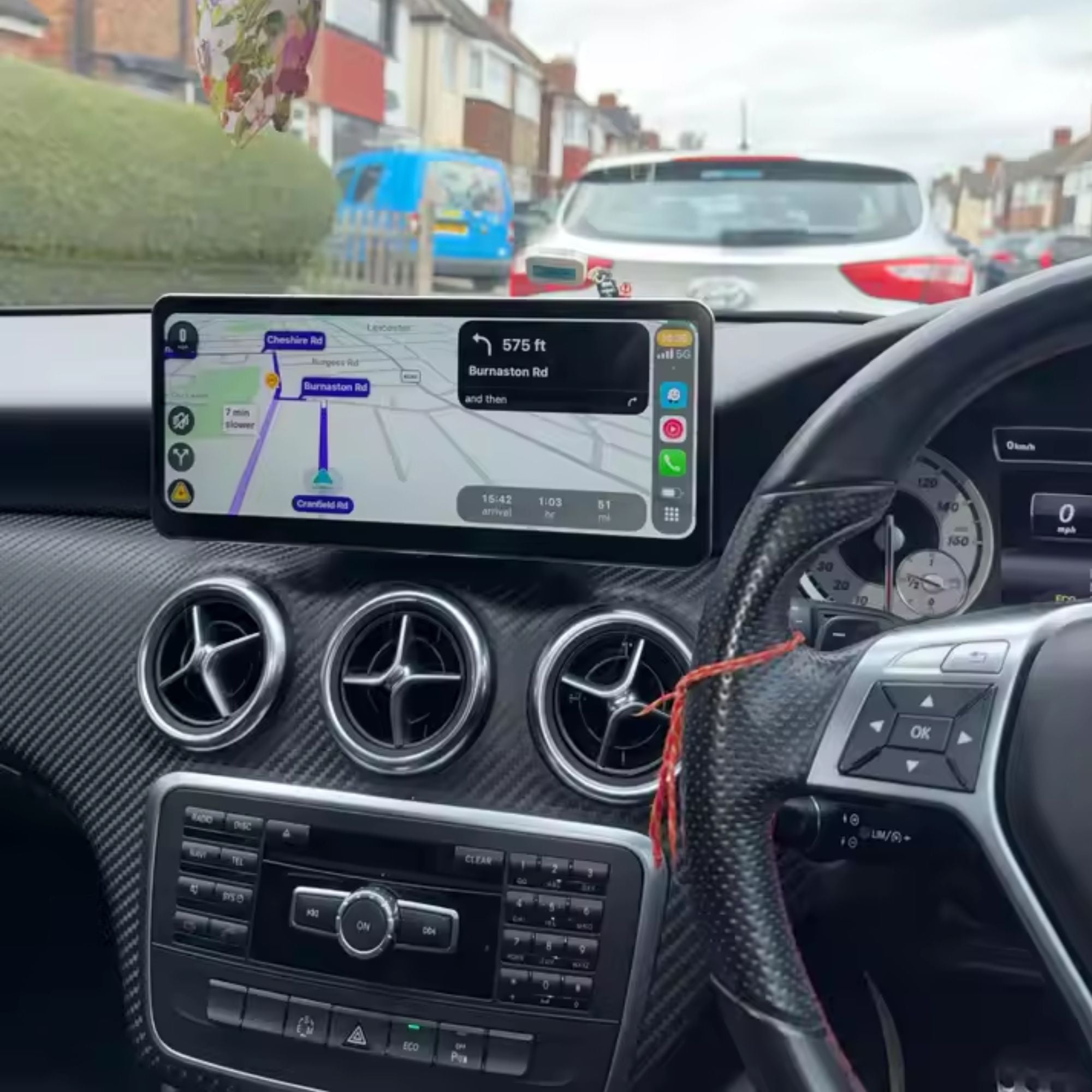 Mercedes Classe A/CLA/GLA | W176/C177/X156 | 12.3" Écran tactile Apple CarPlay/Android Auto | (2013-2018)