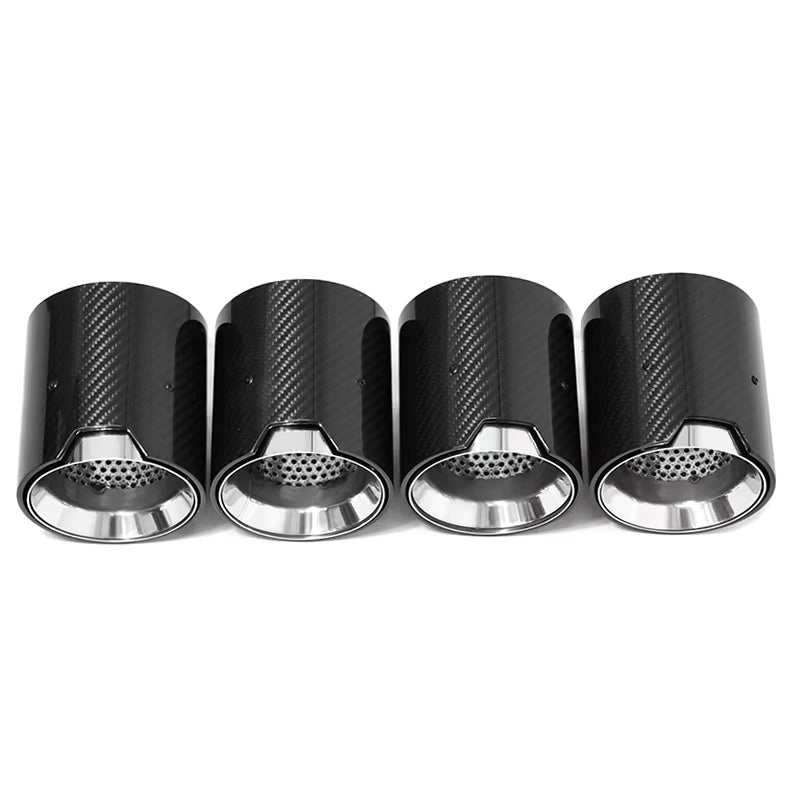 Embouts d'échappement en carbone coupe droite pour BMW M5 F10
