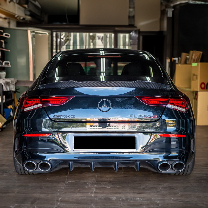 Mercedes CLA W118 Becquet Arrière Style FD en Carbone Pré-imprégné (2019+)