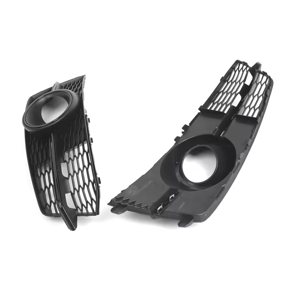 Grilles d’antibrouillard noir brillant Audi A6 S-Line / S6 C7 Facelift (2016-2018)