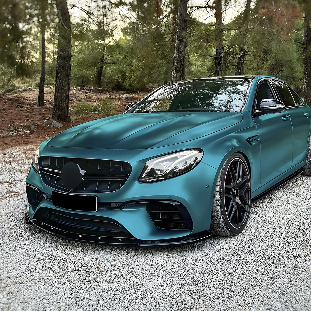 Mercedes Classe E W213 Lame Avant Style E63 AMG Noir Brillant (2017-2020)