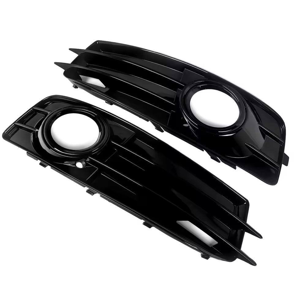 Grilles d’antibrouillard Audi A3 8P S-Line Noir Brillant (2008-2012)