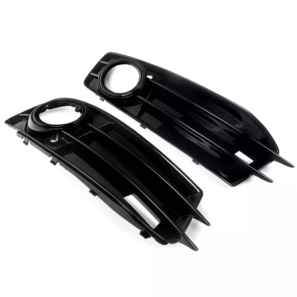 Grilles d’antibrouillard Audi A3 8P S-Line Noir Brillant (2008-2012)