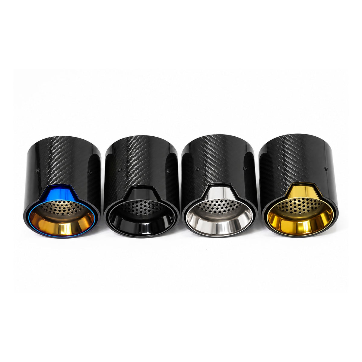 Embouts d'échappement en carbone coupe droite pour BMW M5 F10