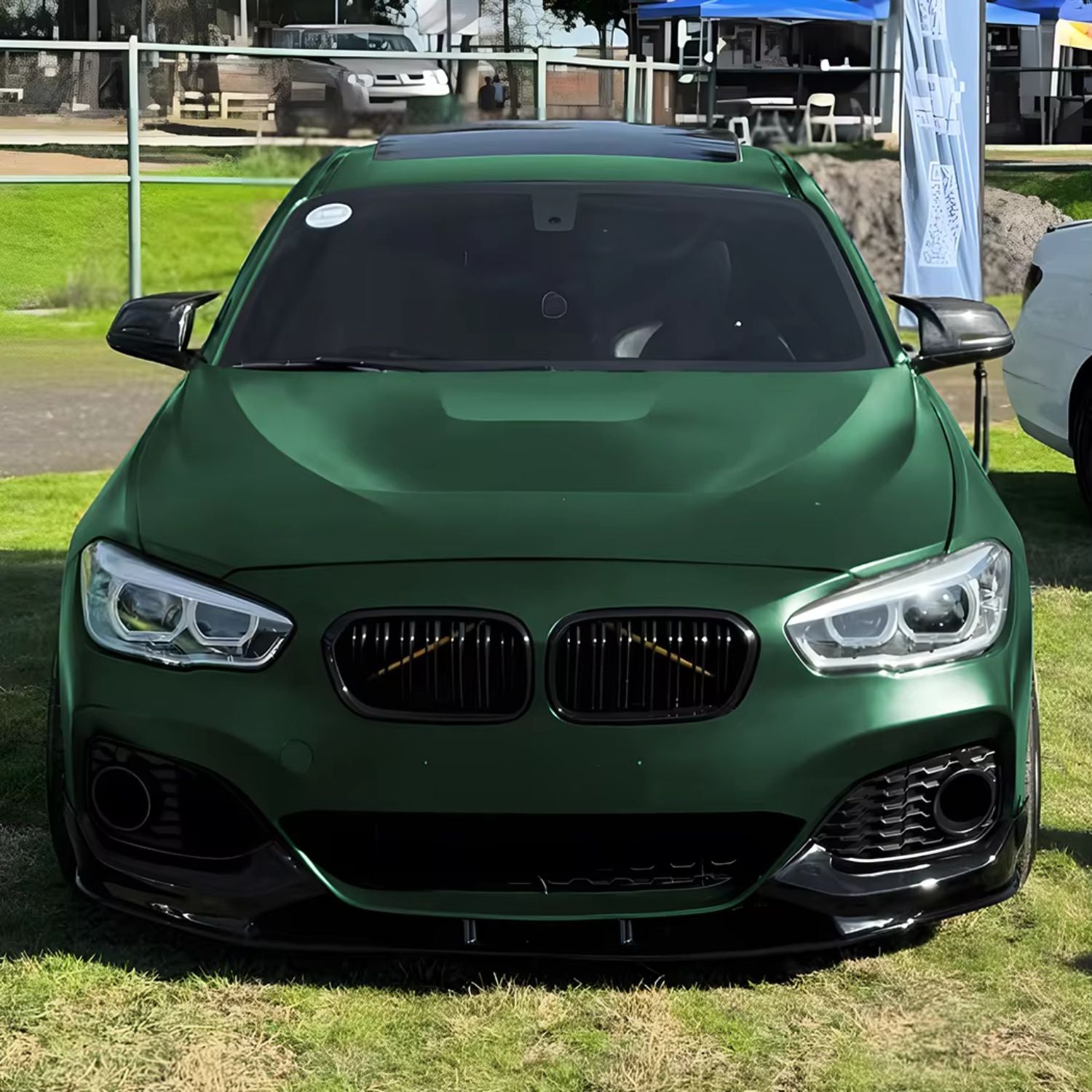BMW Série 1 F20/F21 LCI MP Style Noir brillant Lame avant (2015-2019)