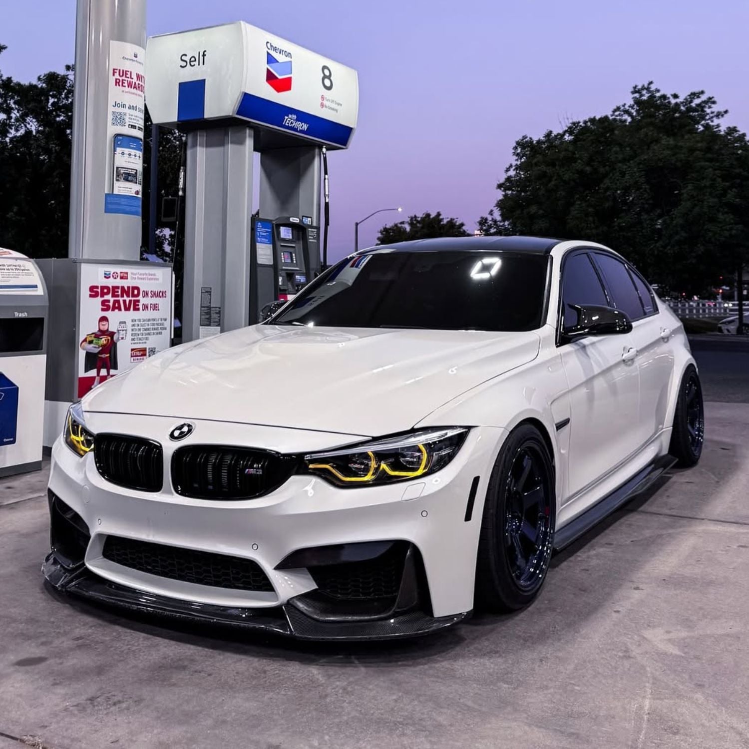 Ensemble de modules LED DRL jaunes style CSL pour BMW M3 & M4 (F80/F82/F83)