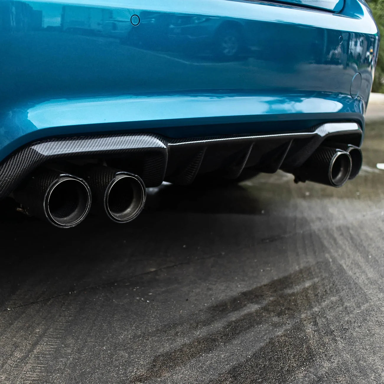 BMW M2 F87 Carbone Pré-imprégné Diffuseur Par OPTIC (2015-2021)