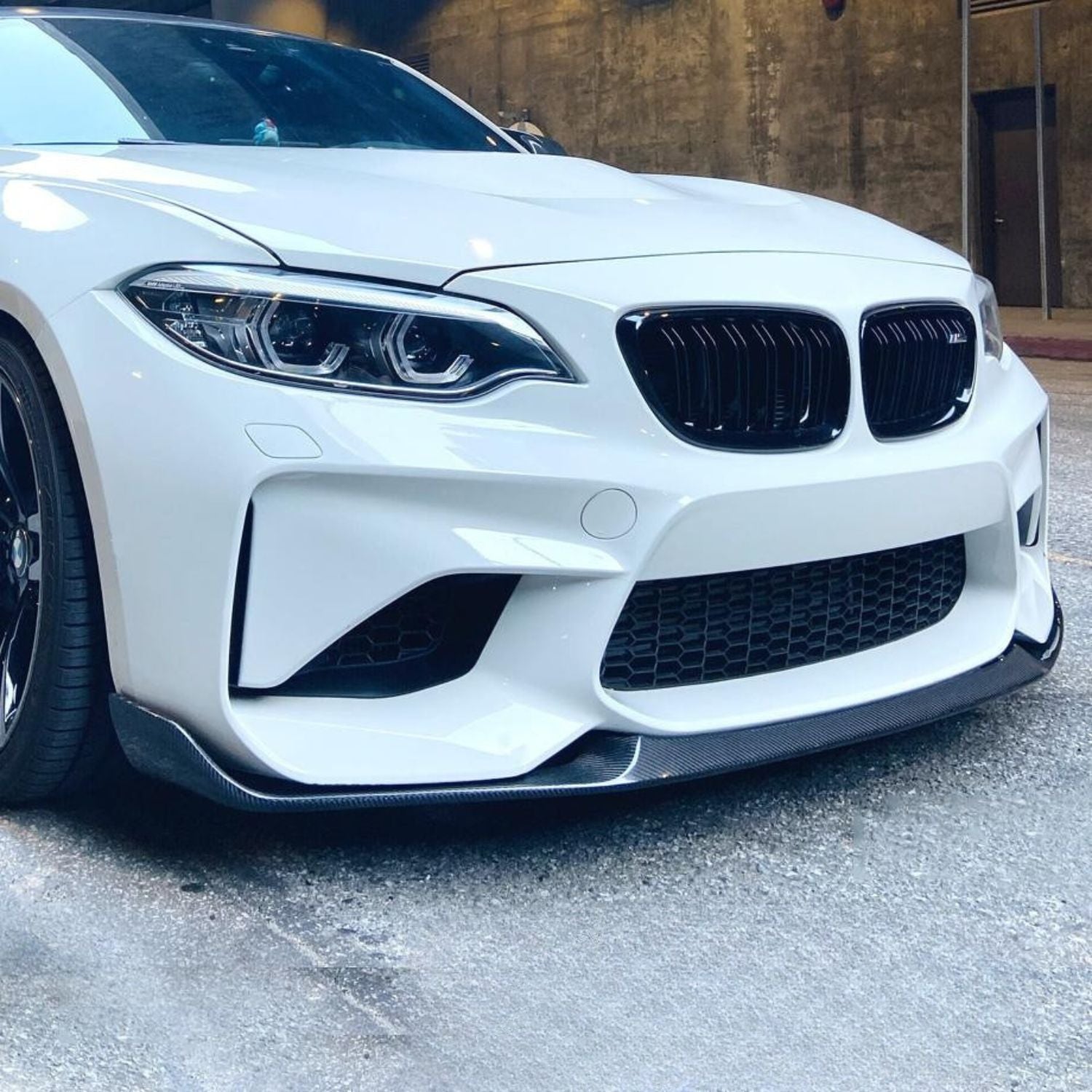 BMW M2 F87 Carbone CS Style Lame avant (2015-2018)
