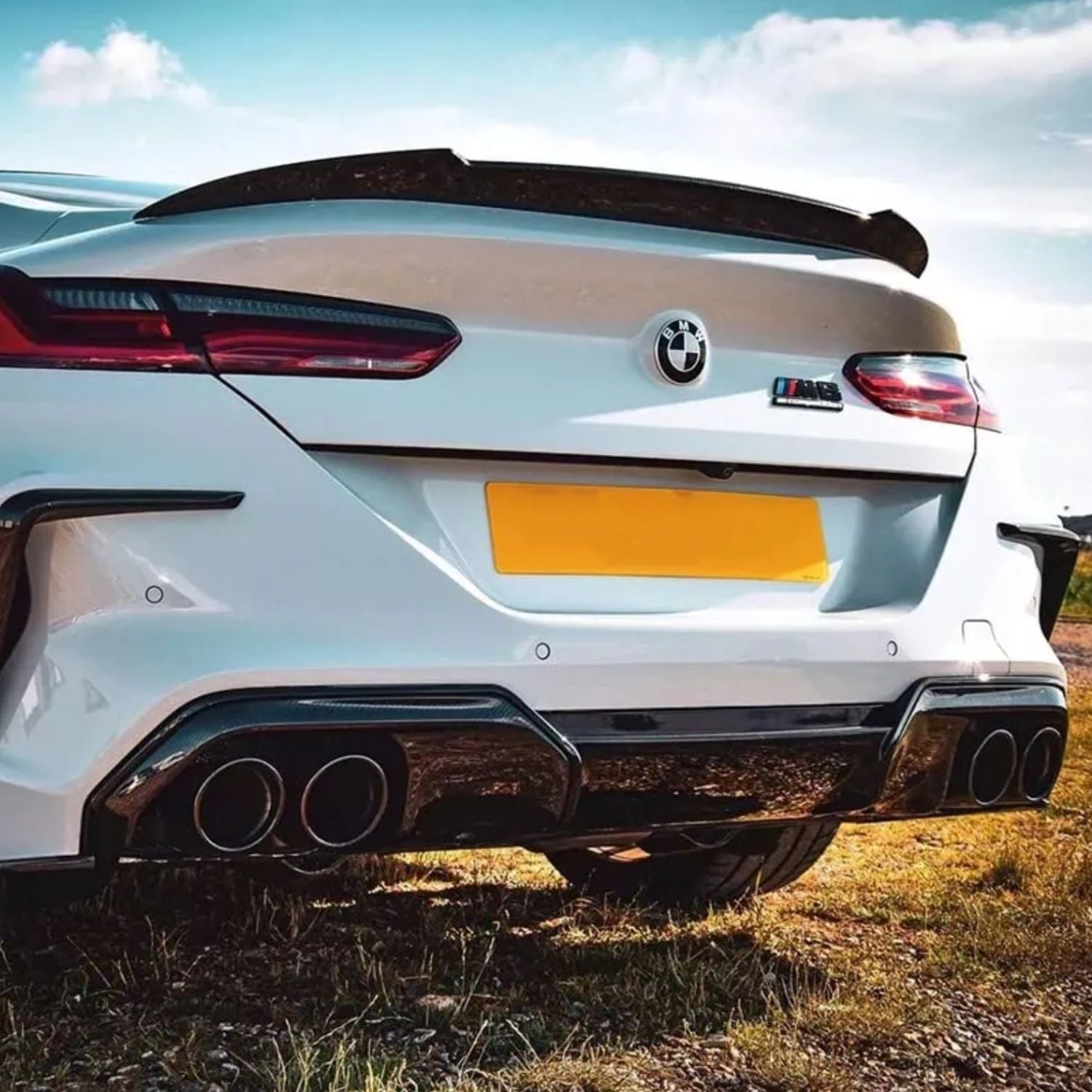 BMW Série 8 G15 / G16 / M8 F92 / F93 Carbone Pré-imprégné V Style Aileron Arrière Par OPTIC (2018+)