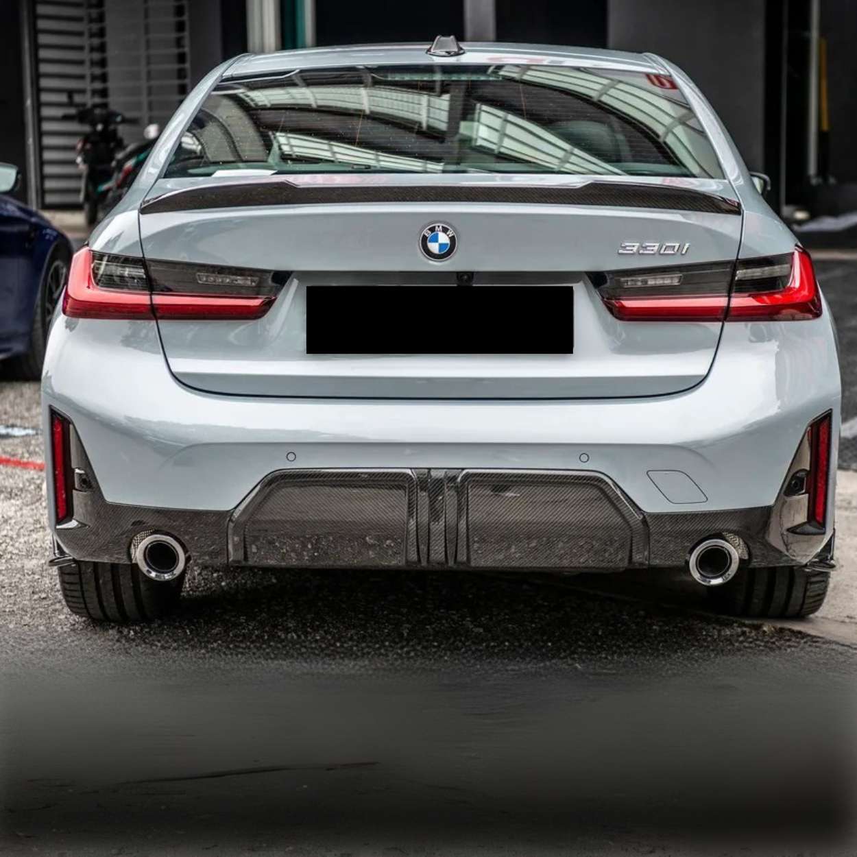 BMW Série 3 LCI G20/G21 M-Sport Carbone Pré-imprégné Style Mp Diffuseur par OPTIC (2023+)