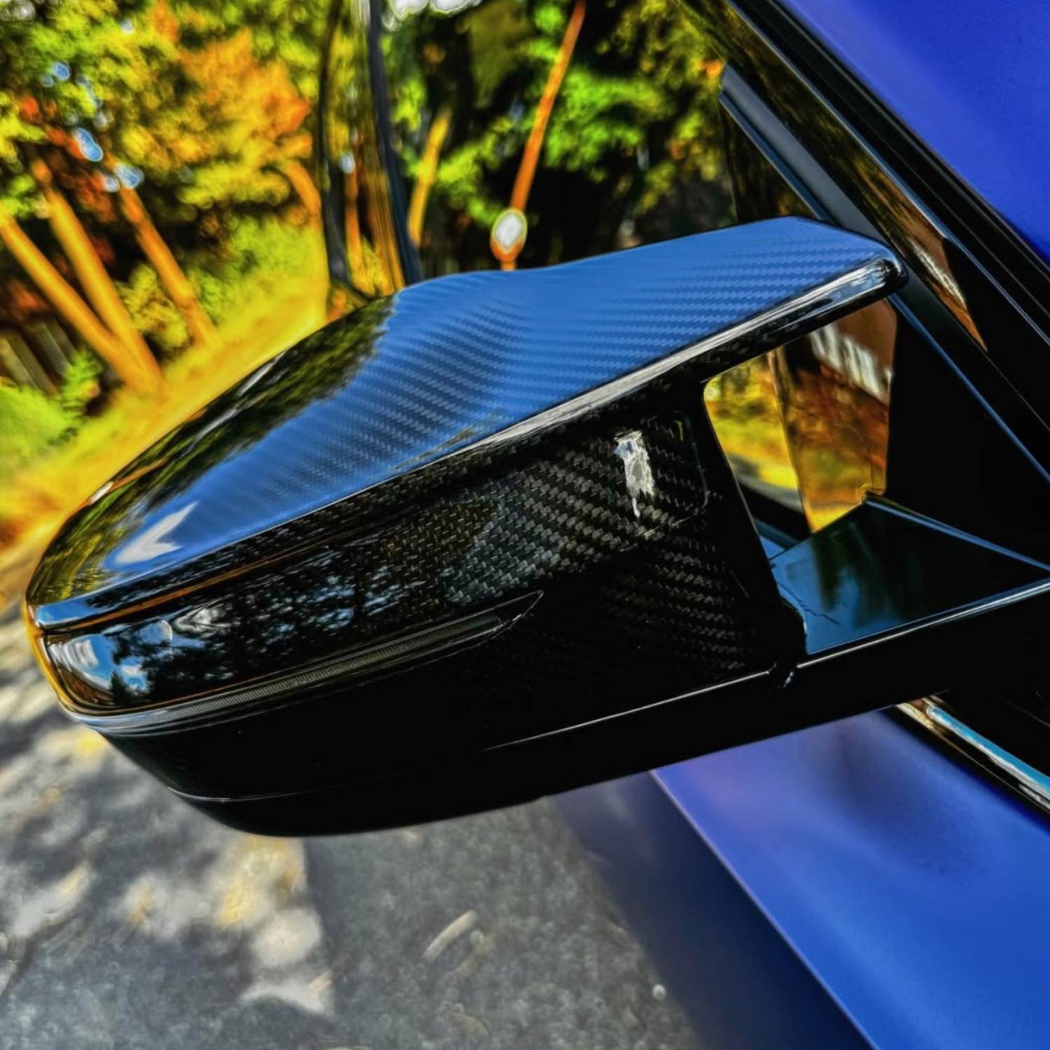 BMW Série 8 G14 G15 G16 M-Style Carbone Coques de rétroviseur (2018+)
