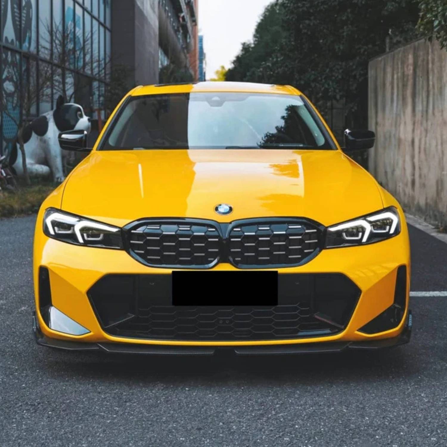 BMW Série 3 LCI G20/G21 M-Sport Carbone Pré-imprégné Mp Style Lame avant Par OPTIC (2022+)