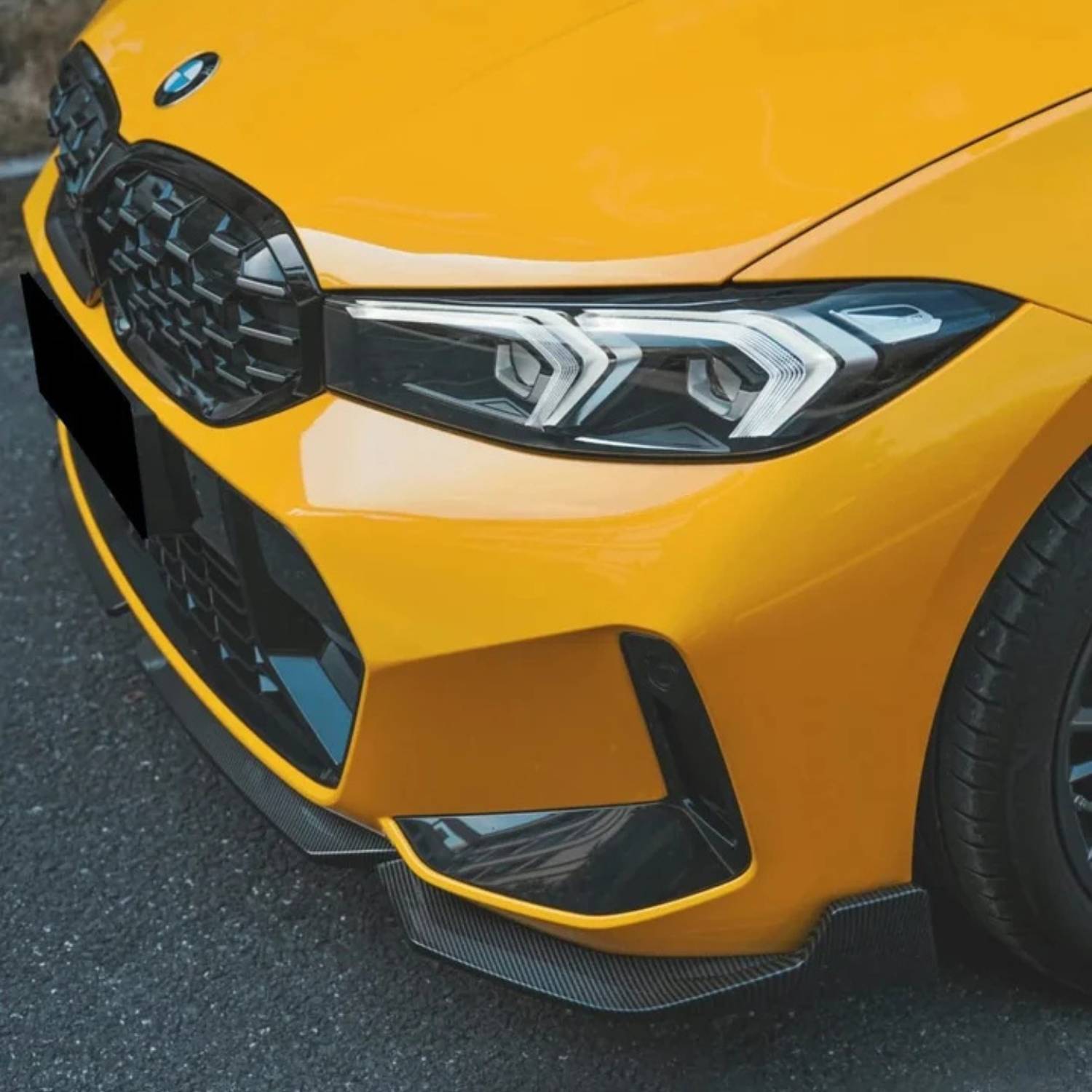 BMW Série 3 LCI G20/G21 M-Sport Carbone Pré-imprégné Mp Style Lame avant Par OPTIC (2022+)