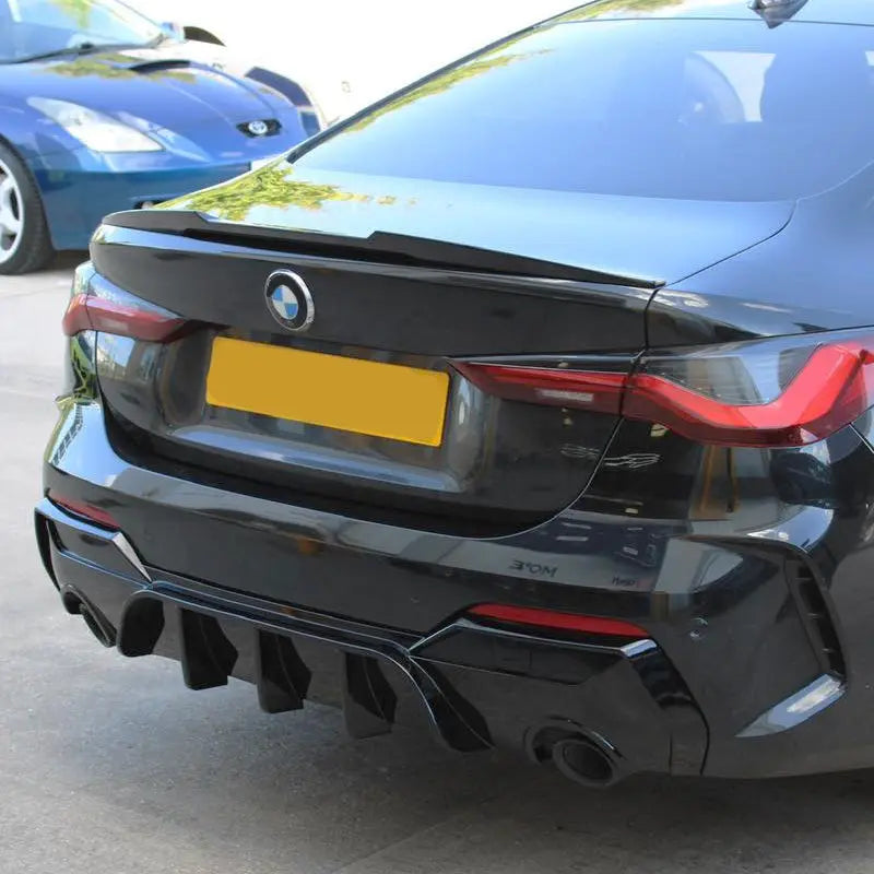BMW Série 4 G22 / M4 G82 Noir brillant M4 Style Aileron Arrière (2020+)