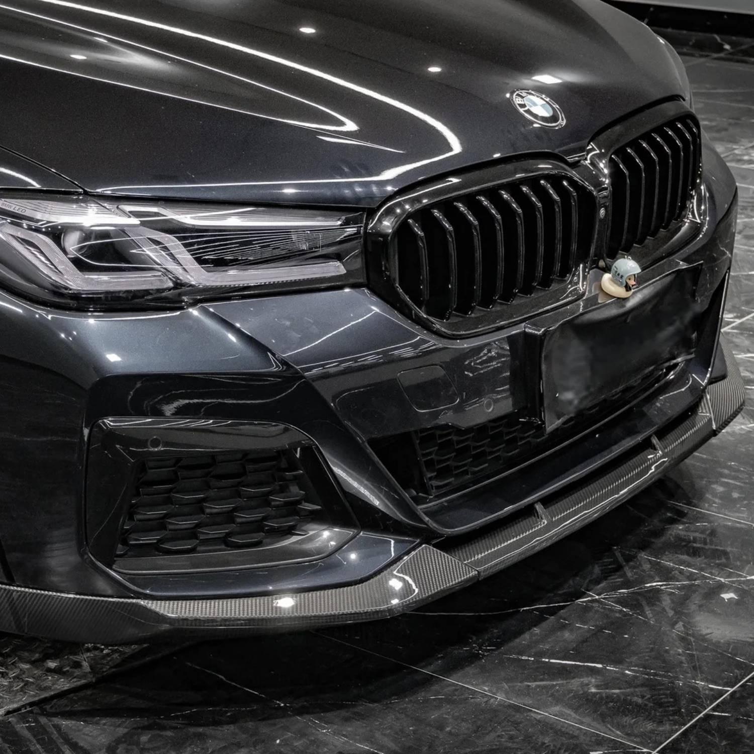 BMW Série 5 G30 LCI M-Sport Carbone Pré-imprégné Style Mp Lame avant par OPTIC (2021-2023)