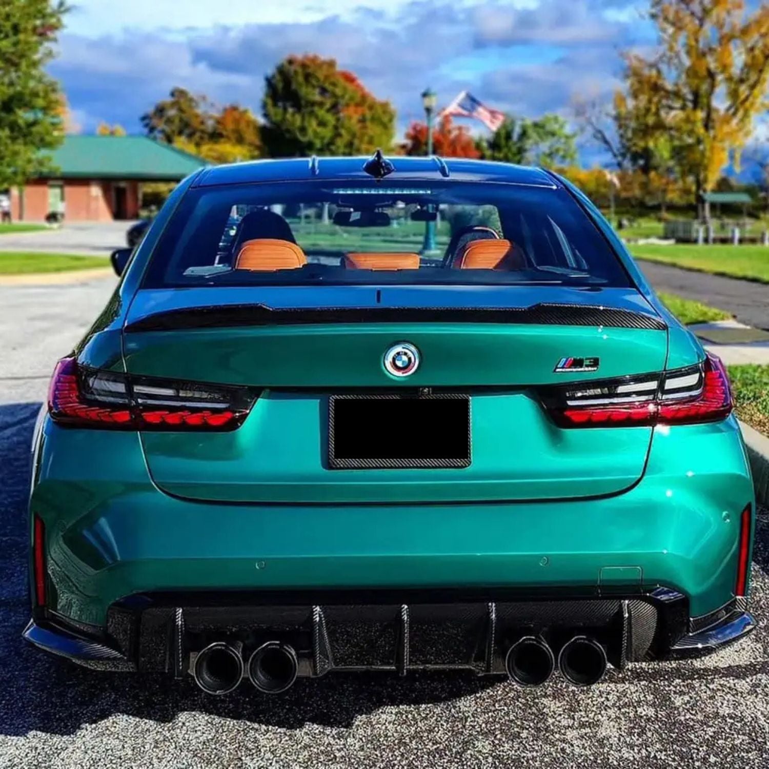 BMW M3 G80 G81 / M4 G82 G83 Carbone Pré-imprégné Oem Style Diffuseur Par OPTIC (2021+)